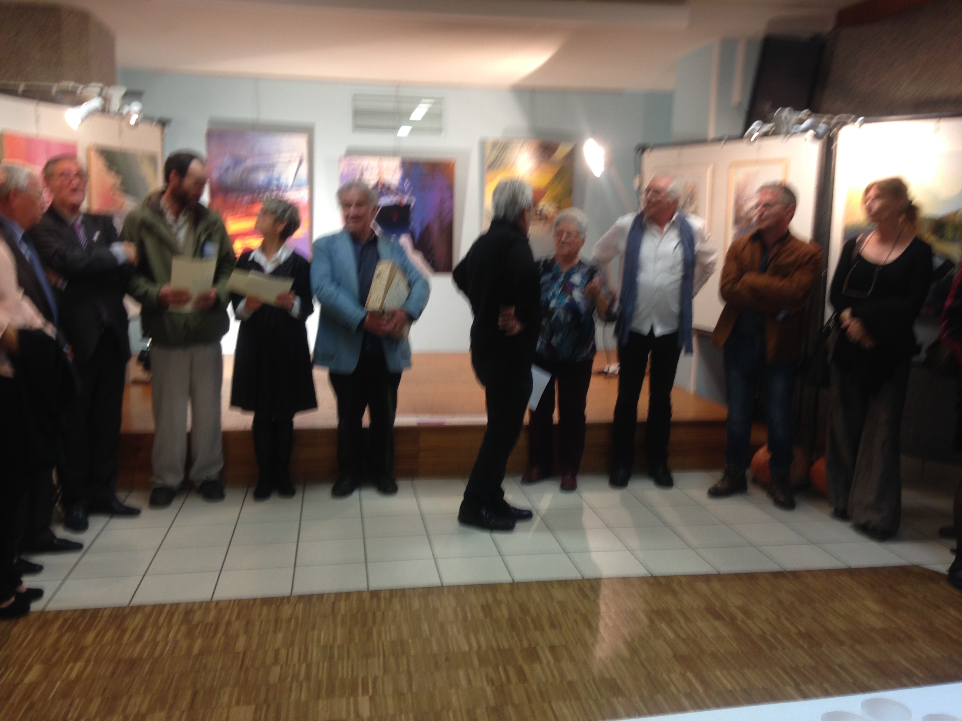 EXPOSITION collective, vernissage »La palette clairvalloise » 2018, Chatellerault.