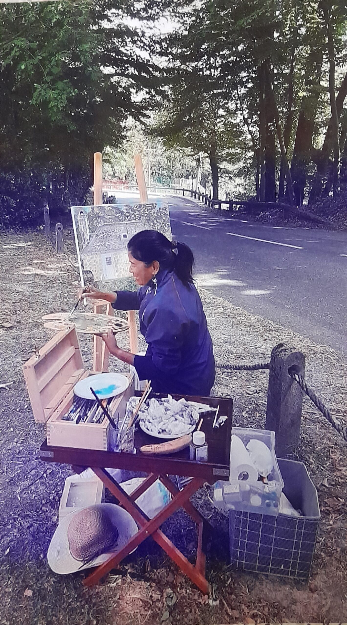 Les Festivals des peintres dans la rue; Fontaine Daniel (53) en 2018, L&rsquo;Abbaye de Fontevreaud(49)2022, Magné (79)2024, au Château de la Durbelière, Mauleon (79), Peintres dans la rue à Vouvant (85),Peintres dans la rue 2024 à St. Jean de Thouars(79)