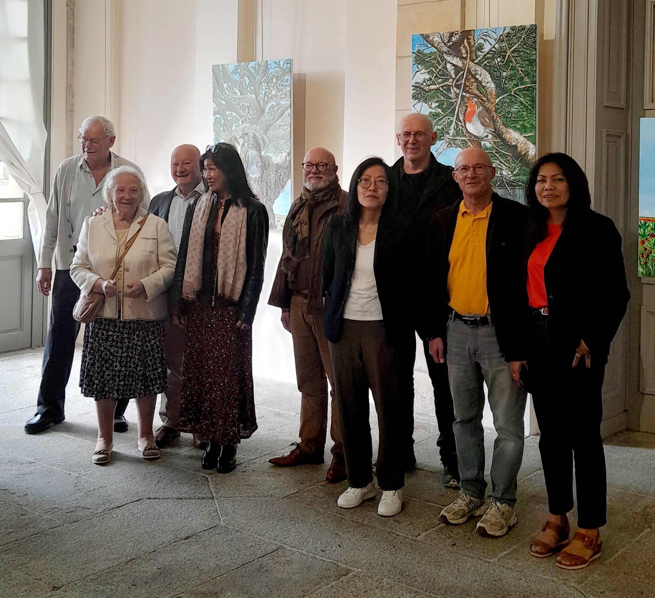 Vernissage le 30 Avril 2026, Salle des pas perdus, Château- neuf, Laval, Exposition peinture par Merle ELEPANO, peintre
