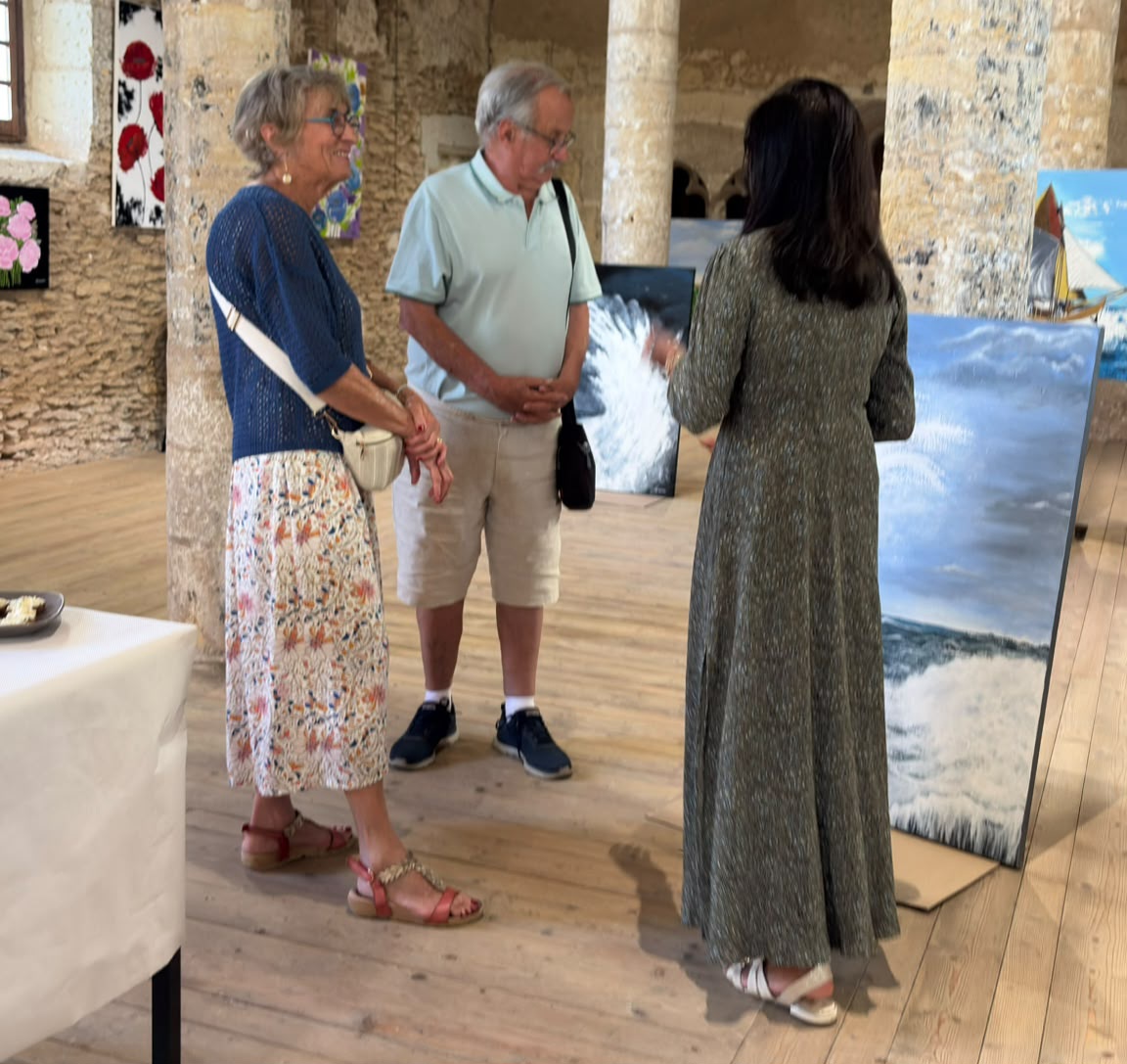 Vernissage le 23 juillet 2026, 18h30,Hopital Saint Jean XVéme siecle, Montreuil Bellay